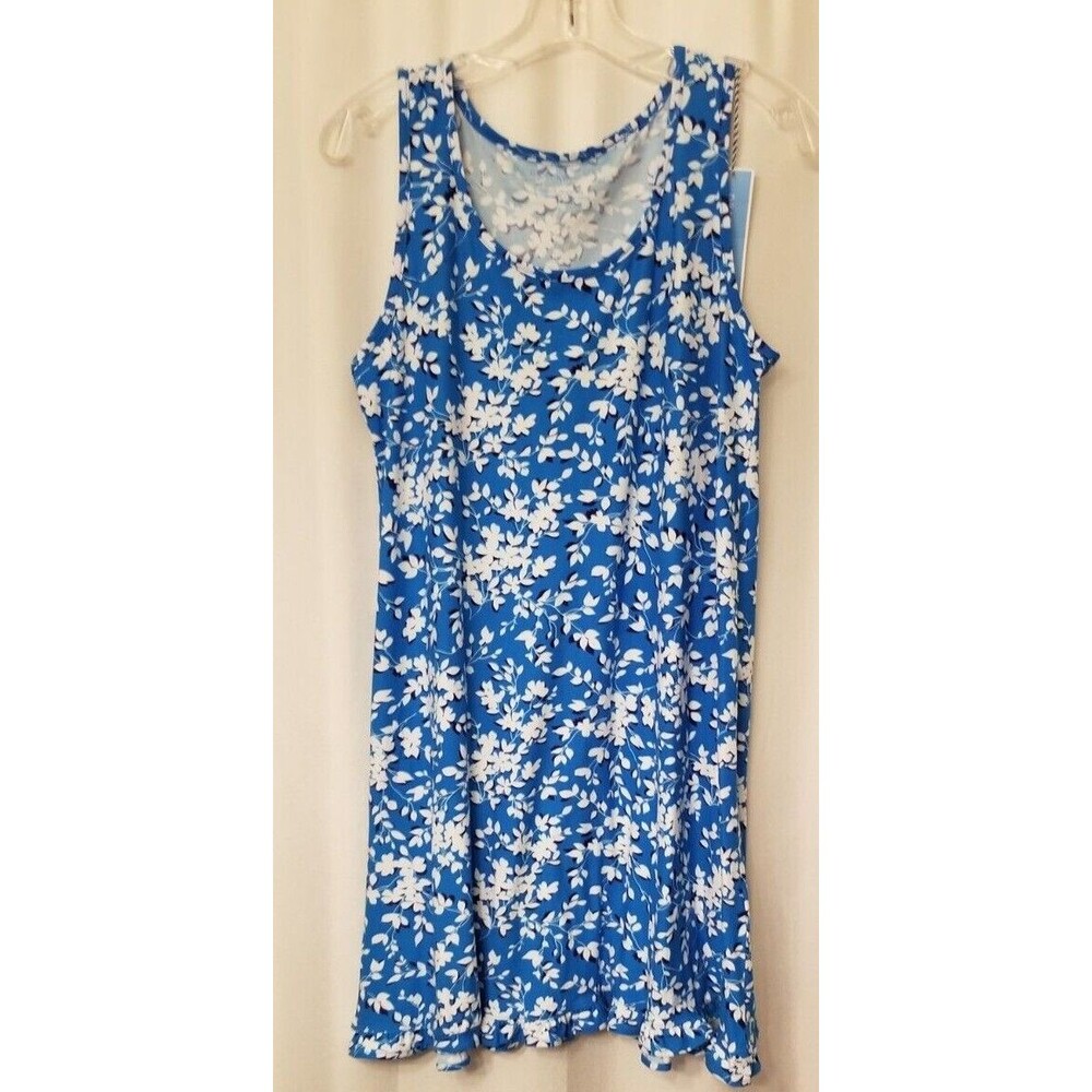 Floral Dress Loungewear Ruffle Hemline Draper James NEW Size S/M